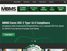 Tablet Screenshot of mbms.net